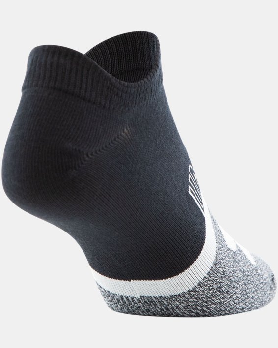 Women's UA Essential No Show – 6-Pack Socks, Black, pdpMainDesktop image number 3